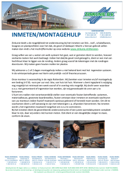 INMETEN/MONTAGEHULP
