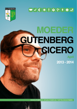 2013-2014, Nr. 3 - Studentenclub Gutenberg