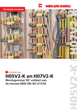 H05V2-K en H07V2-K Montagesnoer 90° voldoet