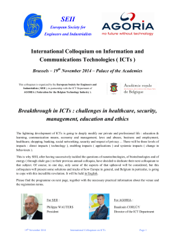 International colloquium on ICT