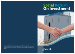 Folder Social Return On Investment