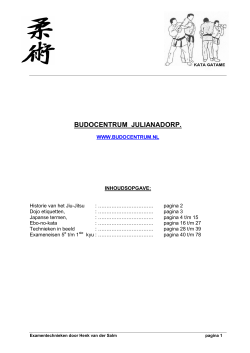 Examen JJ - Budocentrum Julianadorp