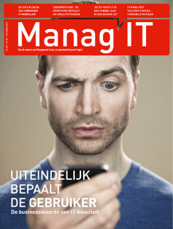 Manag IT 2014 editie 2