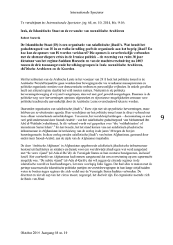 Internationale Spectator Oktober 2014 Jaargang 68 nr. 10