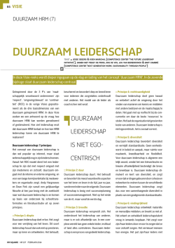 Duurzaam leiDerschap - The Future Leadership Initiative TFLI