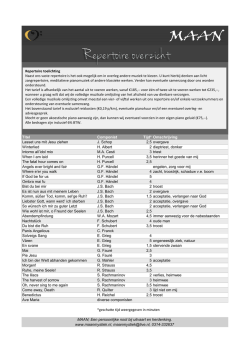 Download de repertoirelijst ()