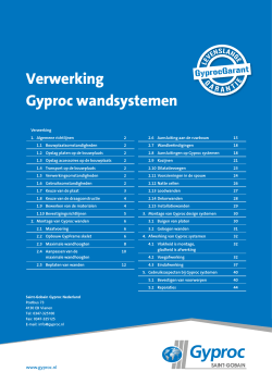 Gyproc wandenboek
