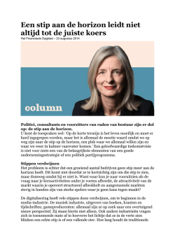 Een stip aan de horizon - Annet Aris