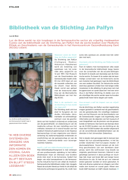Artikel Stichting Jan Palfijn