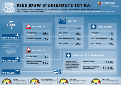 Bekijk de Routemap - Nyenrode Business Universiteit