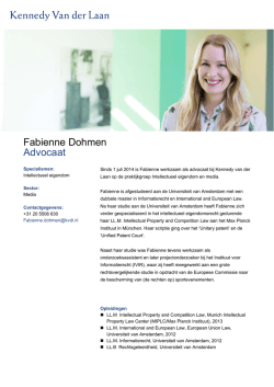 Download CV (pdf) - Kennedy Van der Laan