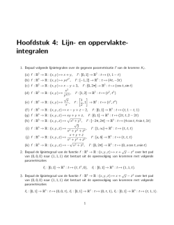 Hoofdstuk 4: Lijn- en oppervlakte