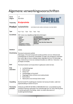 Isofolie in de kruipruimte