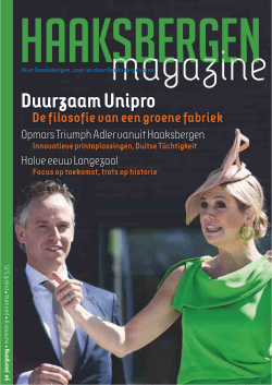 Duurzaam Unipro - Gemeente Haaksbergen