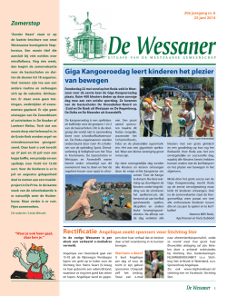 Juni - Westzaanse Gemeenschap