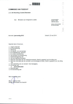 Jaarverslag 2013 J.J.I. De Heuvelrug