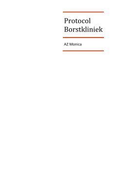 2014 - Protocolhandboek Borstkliniek AZ Monica