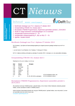 10. 30-10-2014 - TU Delft Studentenportal