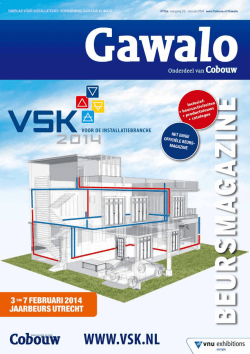 HeT enige oFFiCi&euml;le Beurs- MAgAZine