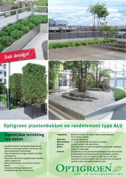 Optigroen plantenbakken en randelement type ALU (PDF, 251 K)