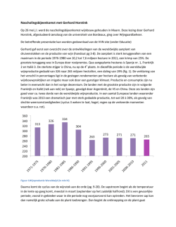 het verslag - Verenigde Vinologen Nederland