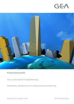 Brochure gamme GEA Happel