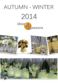 AUTUMN - WINTER - Ideas 4 Seasons
