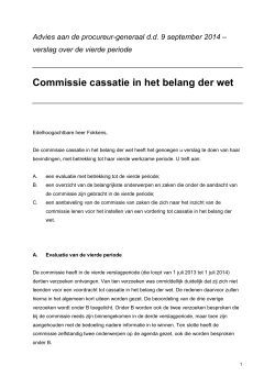 Commissie cassatie in het belang der wet