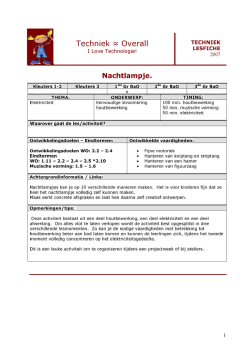 Een eenvoudig nachtlampje maken