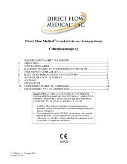 Direct Flow Medical transkatheter