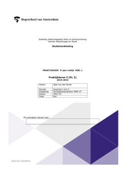 Download Praktijkgids Jaar 3 - deel 1
