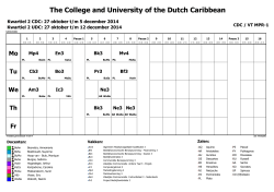 CDC VT MPR-1 - College of the Dutch Caribbean