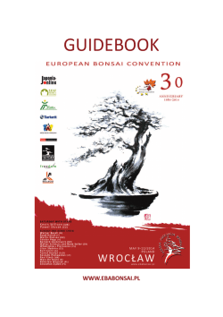 EBA 2014 is van 9-11 mei in Wroclow, Polen