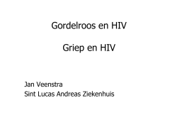 Gordelroos en HIV Griep en HIV