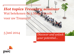 Hot topics Treasury seminar