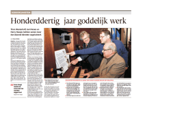 Honderdd - Protestantse Gemeente Dronten