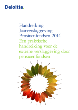 Handreiking Jaarverslaggeving - Deloitte