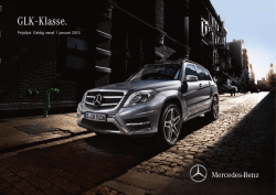 Prijslijst GLK-Klasse (PDF) - Mercedes-Benz