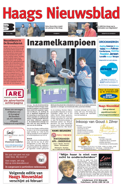 Haags Nieuwsblad 2014-02-12 6MB - Archief kranten