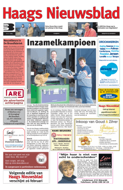 Haags Nieuwsblad 2014-02-12 6MB - Archief kranten