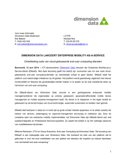 DIMENSION DATA LANCEERT ENTERPRISE MOBILITY-AS-A