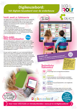 Digikeuzebord: