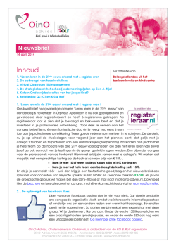 Inhoud - OinO Advies