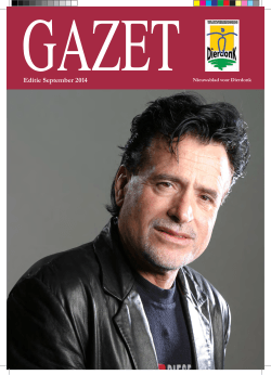 Editie September 2014 - Gazet