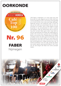 Nr. 96 - Café Faber