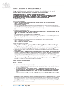 Standaardbepalingen uitvoeringsovereenkomst Take-off fase 2