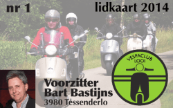 lidkaart 2014 kaart 2014 nr 1