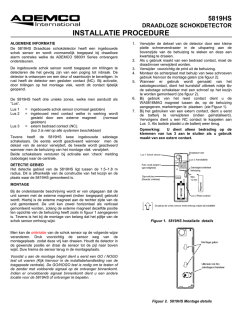 INSTALLATIE PROCEDURE - BeveiligingsProductenWebshop