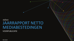 jaarrapport netto mediabestedingen