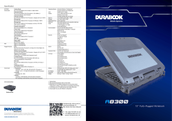 Durabook R8300 - RUGGEDNOTEBOOKS.nl